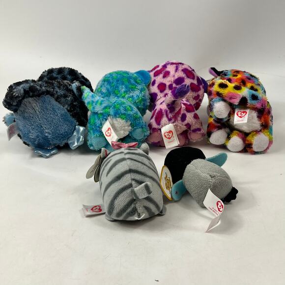 Ty Beanie Boos Plush Lot of 6 Giselle, Glamour, Yago & More Mixed Sizes Tags - Picture 12 of 14